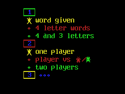 Word Feud screenshot 4 for Colecovision